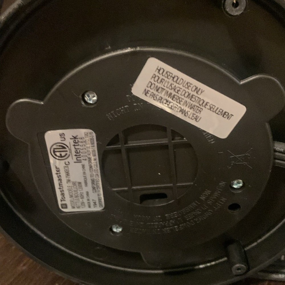 Toastmaster kettle - Picture 4 of 4